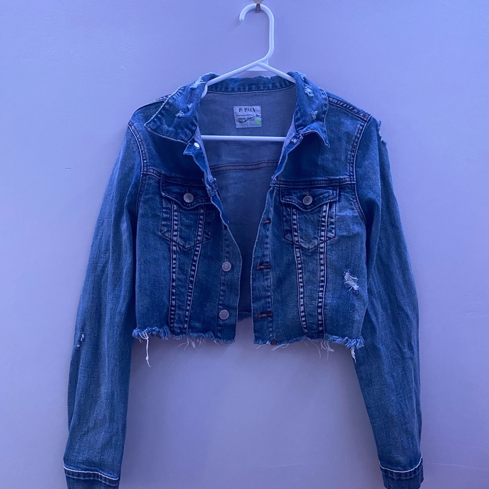 Cropped Denim Jacket